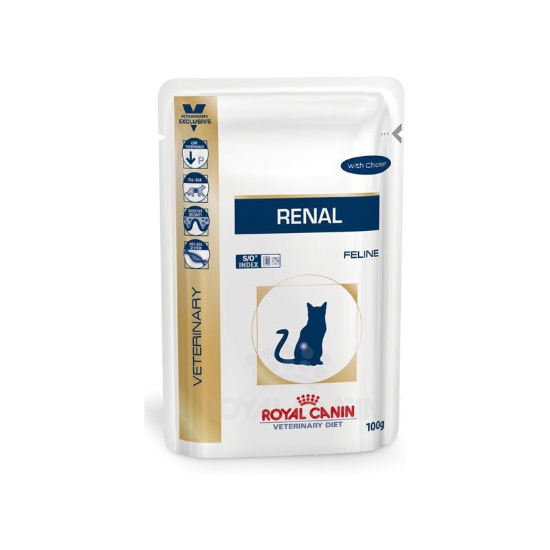 Royal Canin Diet Feline Renal Pollo 12x85 sobres - Pet House Noia