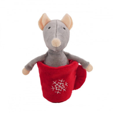 Rwd Xmas Raton en taza con catnip 17cm - Pet House Noia