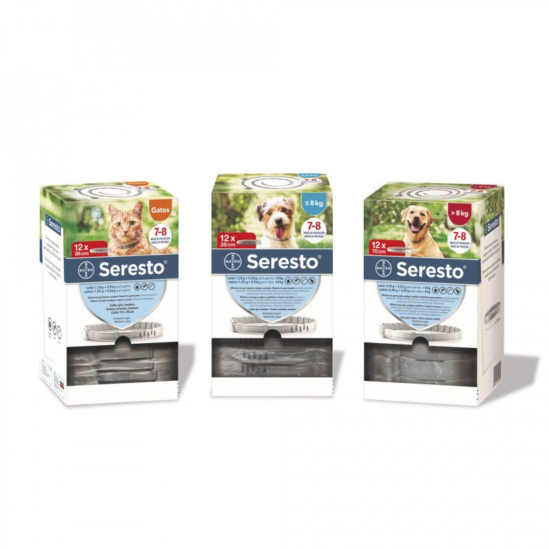 Seresto Perro Grande +8kg (envase clínico 12und) - Pet House Noia