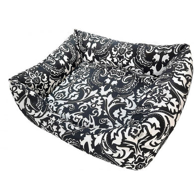 Siesta cama arabesco negro 55 cm - Pet House Noia