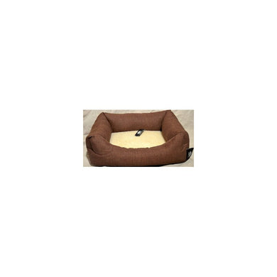 Siesta cama marron cojin borreguito 55cm - Pet House Noia