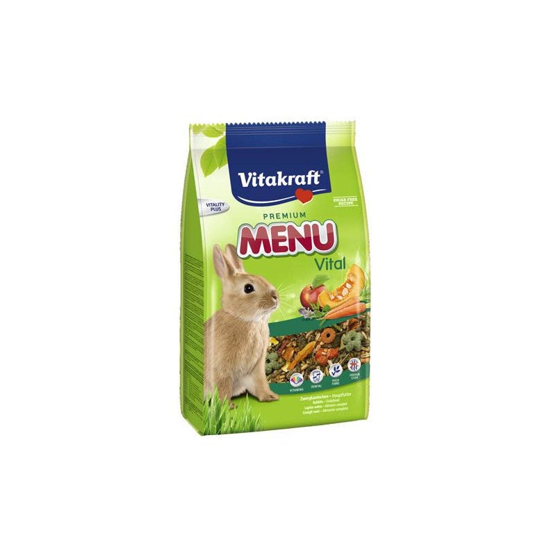 Vitakraft Menu Vital Conejo Enano 3kg - Pet House Noia