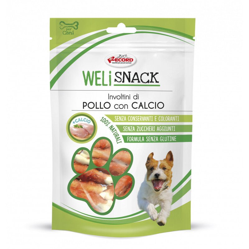 Welisnack Pollo con Calcio 75gr - Pet House Noia